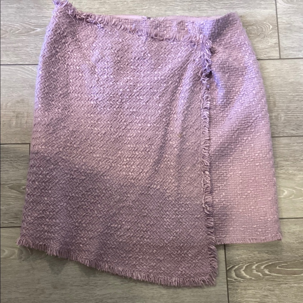INC International Concepts Purple Asymmetrical Pencil Skirt